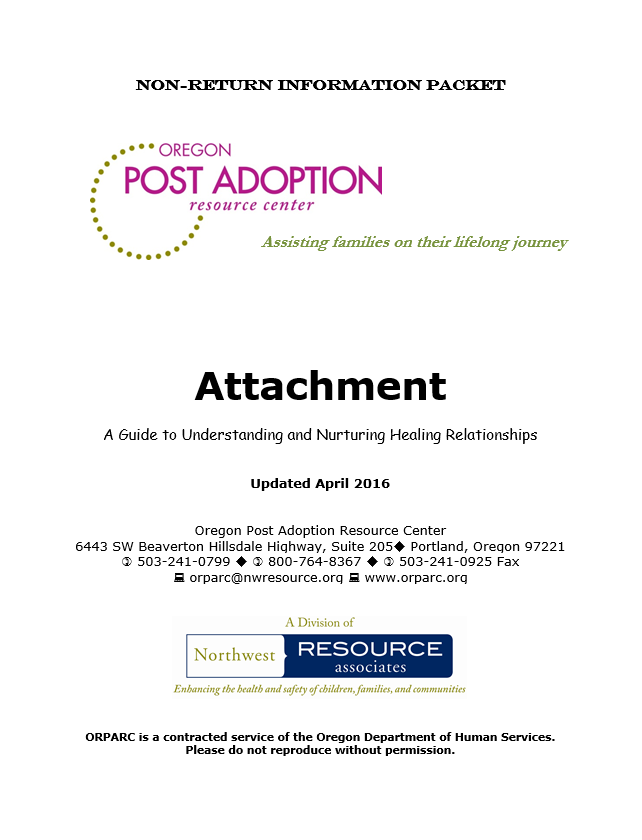 Title details for Attachment by Oregon Post Adoption Resource Center - Available